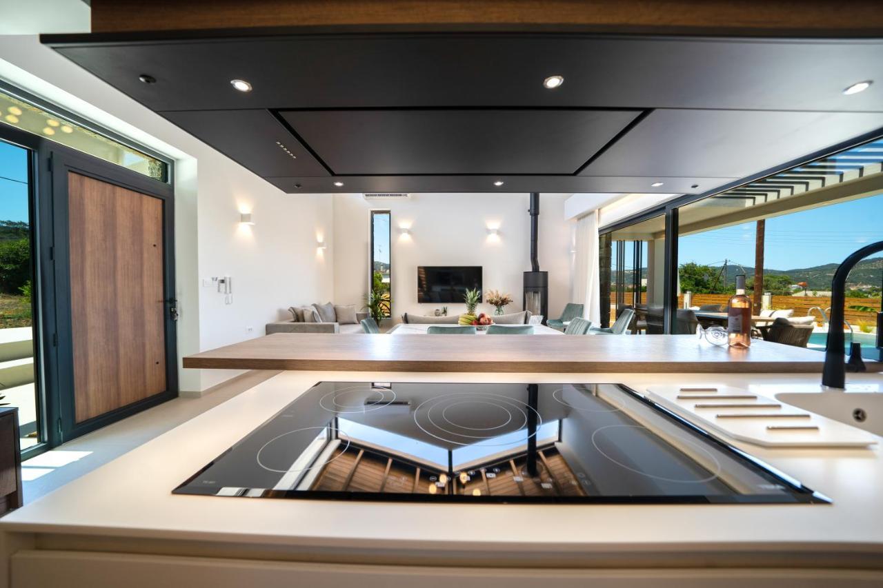 Villa Olira ✩ Private Pool ✩ Modern Design Alikianos Extérieur photo