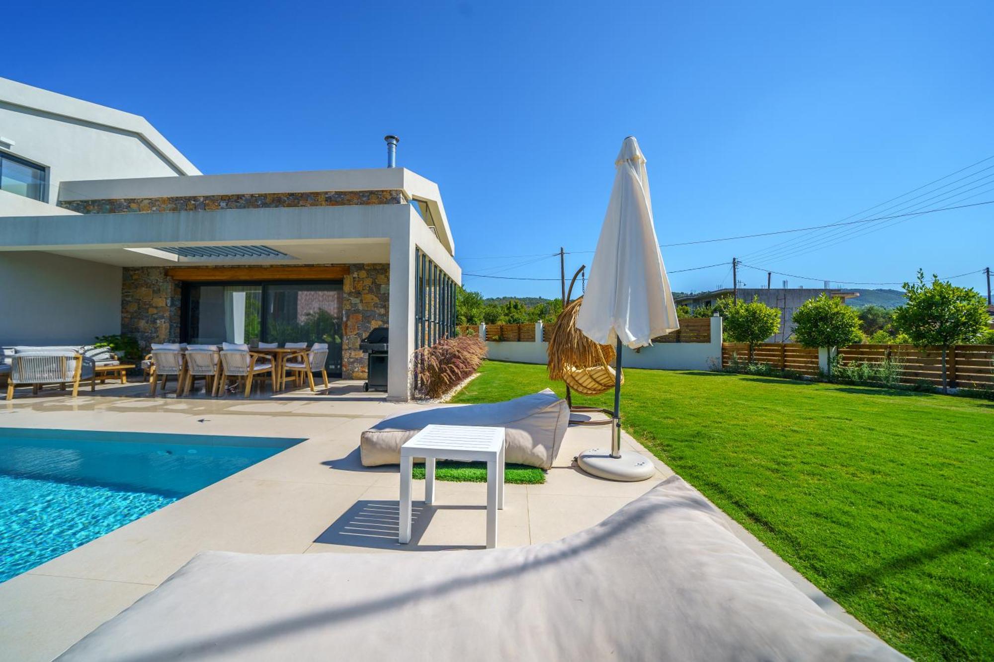 Villa Olira ✩ Private Pool ✩ Modern Design Alikianos Extérieur photo